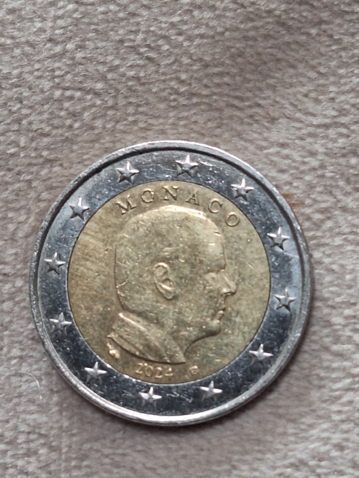 2 Euro munt MONACO, Postzegels en Munten, Verzenden, Monaco, 2 euro, Losse munt