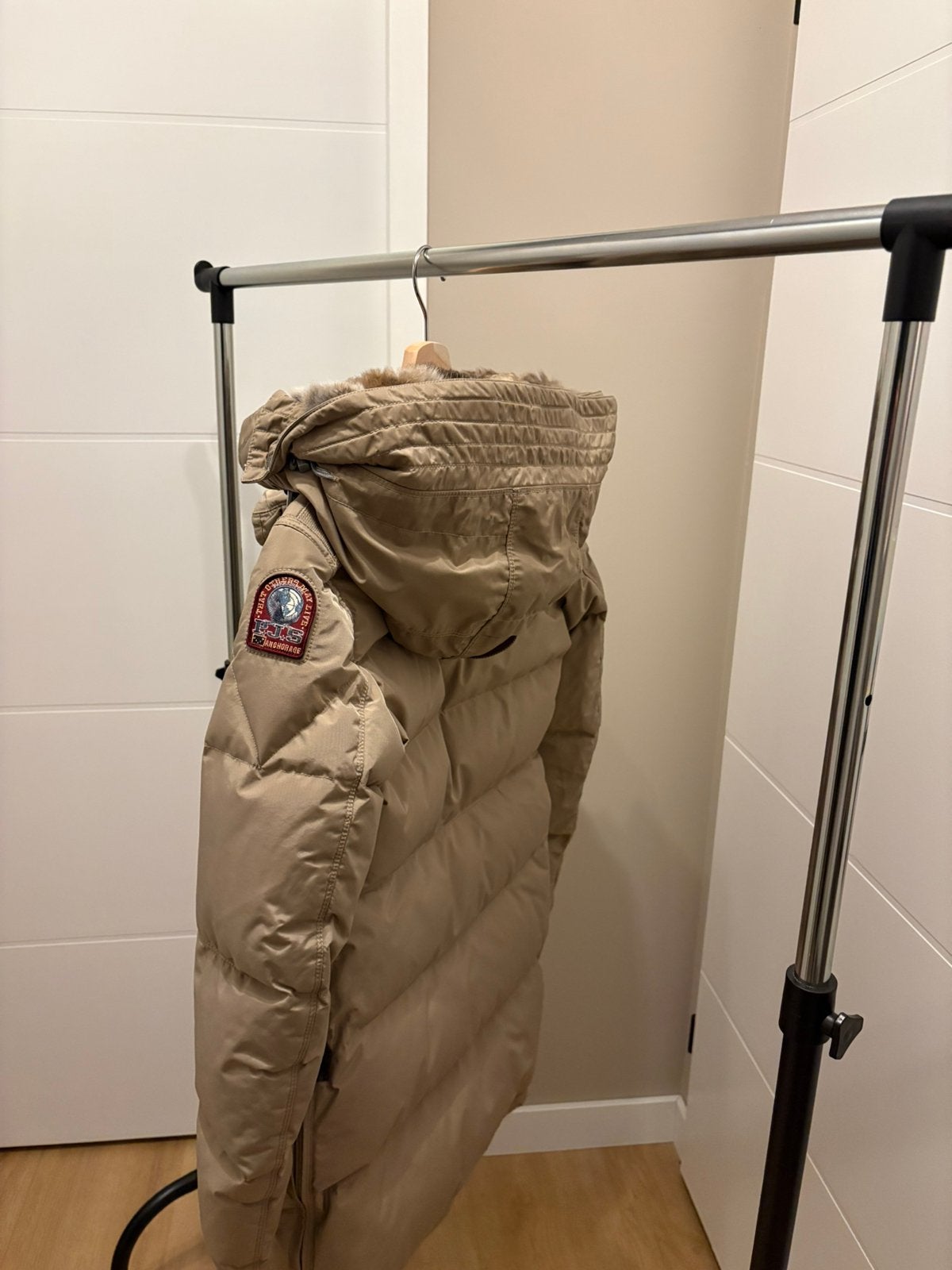 Parajumpers Long Bear Masterpiece Series jas, maat XS, Beige, Ophalen of Verzenden, Zo goed als nieuw, Maat 34 (XS) of kleiner