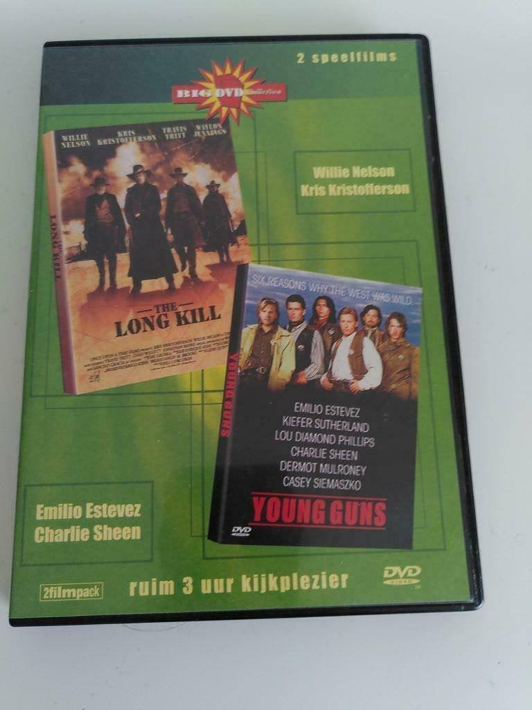 2 films: The Long Kill + Young Guns, Engels, Nederlands, Ophalen of Verzenden, Zo goed als nieuw