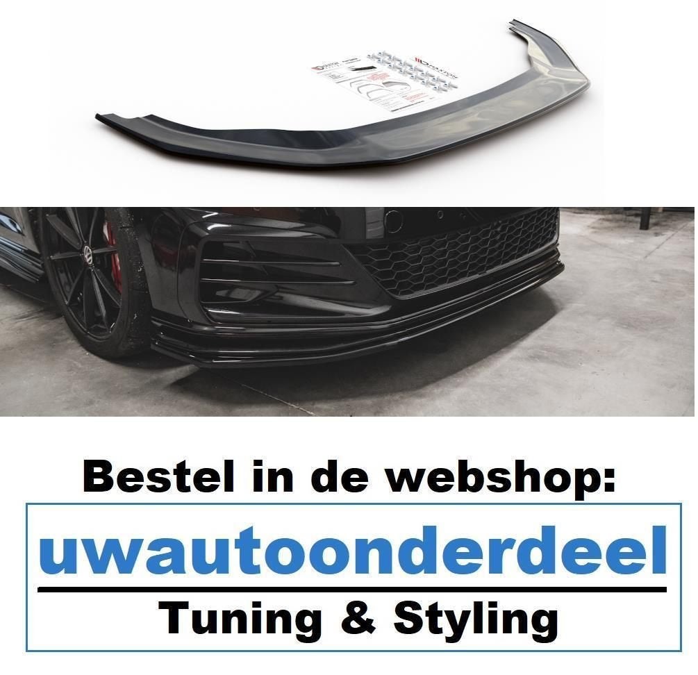 Maxton Spoiler Voorspoiler Geschikt Voor Golf 7.5 TCR GTI Td, Verzenden, Automotive Parts, A.parts@hotmail.nl, Trasmolenlaan 12 3447 GZ Woerden