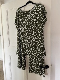 Travelstof vrije tijds pak, Kleding | Dames, Ophalen of Verzenden, Zo goed als nieuw, Meerkleurig, Broek of Spijkerbroek