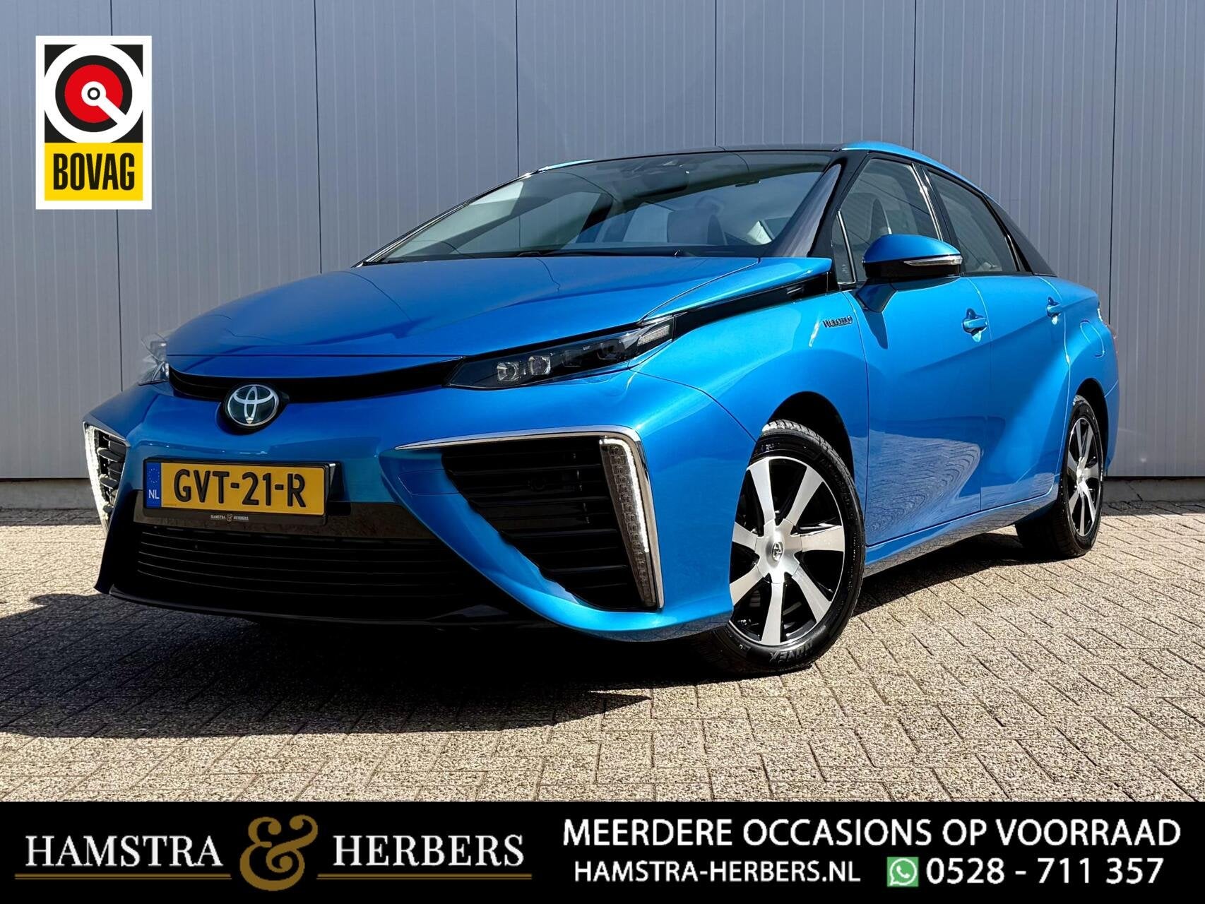 Toyota Mirai FCV Executive blauw, waterstof!, Auto's, Gebruikt, Mirai, Waterstof, Leder