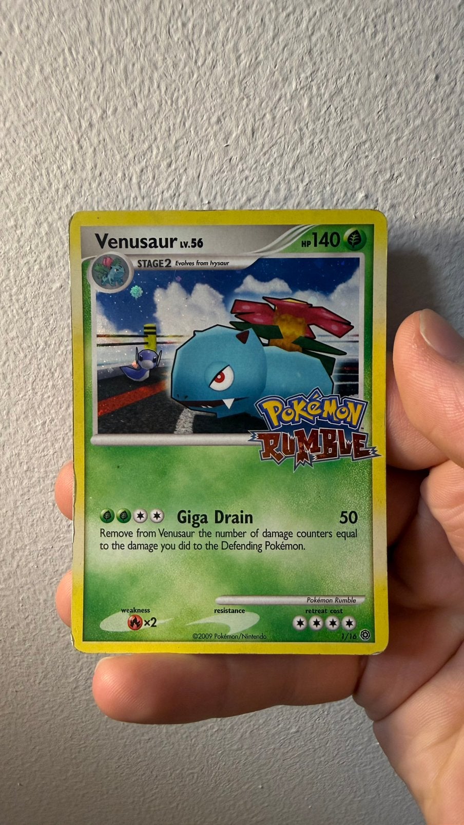 Venusaur 1/12 Pokémon Rumble (LP), Ophalen of Verzenden, Zo goed als nieuw
