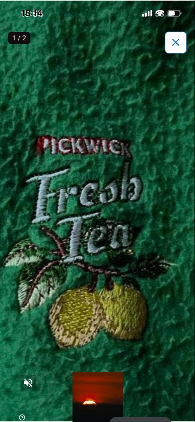Collectors item Pickwick fleece trui, Ophalen of Verzenden, Gedragen, Maat 56/58 (XL), Groen