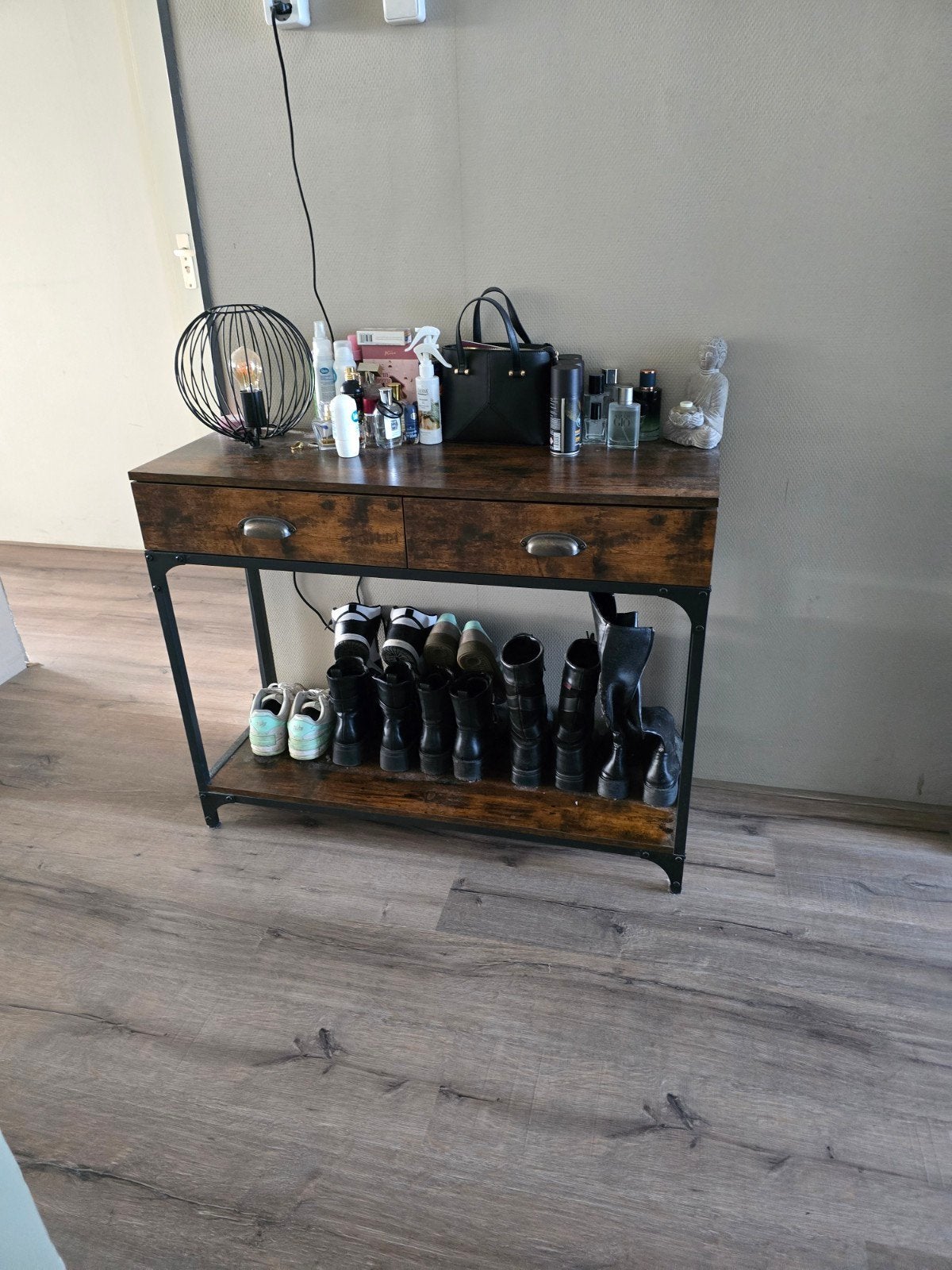 Mango Houten Sidetable - 100x35x78 cm, Huis en Inrichting, Tafels | Sidetables, Overige houtsoorten, Gebruikt, 100 tot 150 cm