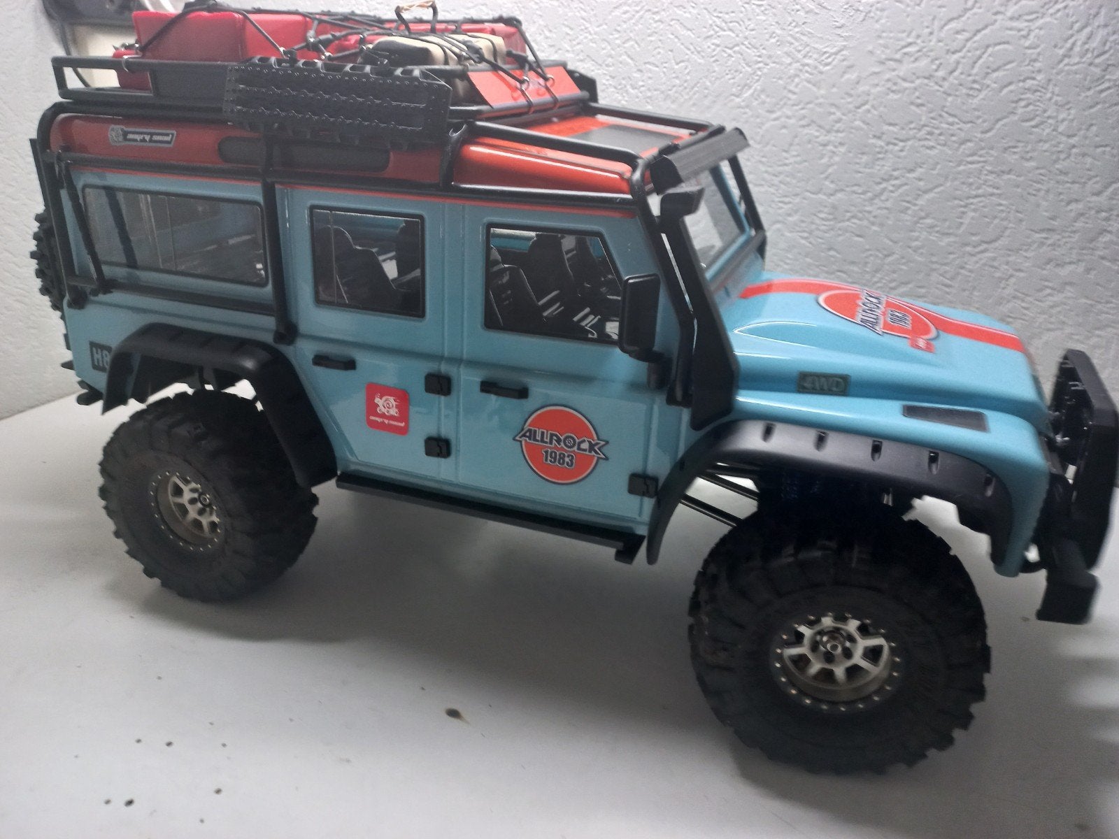 Crawler defender H8 1/8 brushless, Auto offroad, Zo goed als nieuw, Schaal 1:8, Ophalen