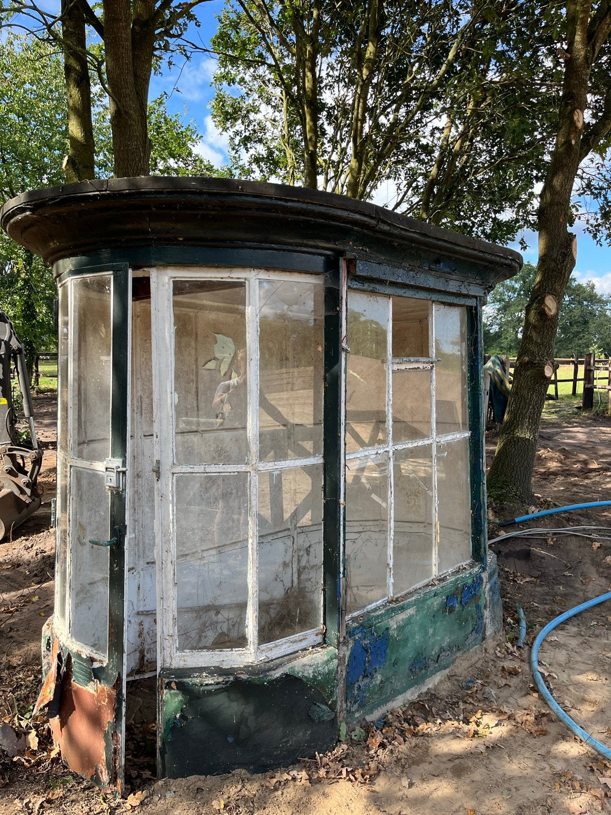 Antieke Victoriaanse serre/tuinhuisje, Ophalen