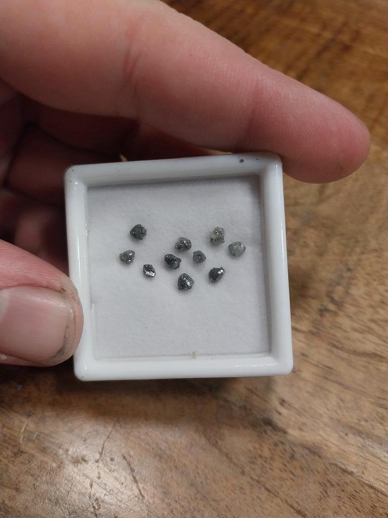 Ruwe diamanten mix lot, Ophalen of Verzenden, Zo goed als nieuw