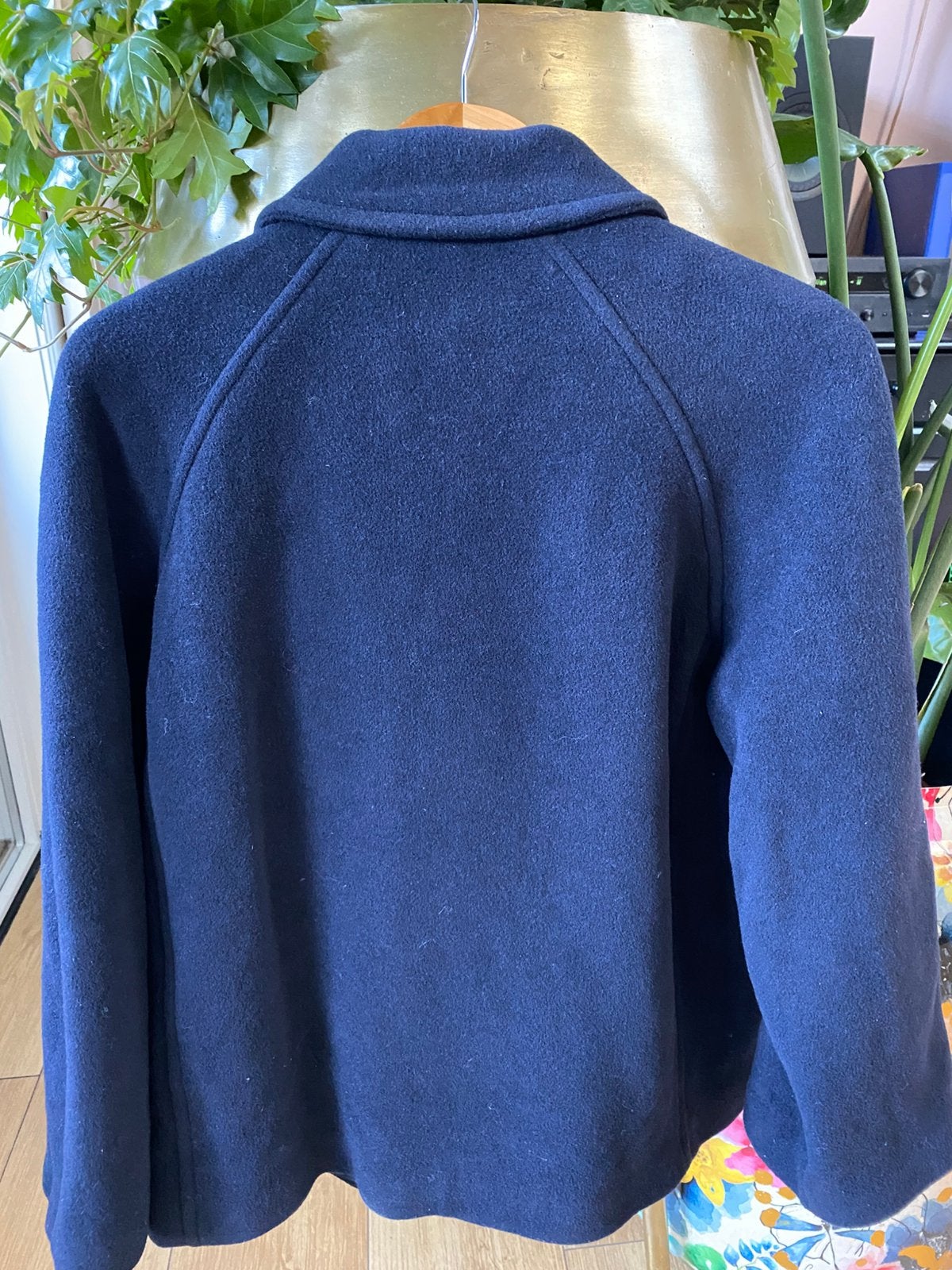 Samsoe Samsoe winterjas wol maat S, Ophalen of Verzenden, Zo goed als nieuw, Maat 36 (S), Blauw