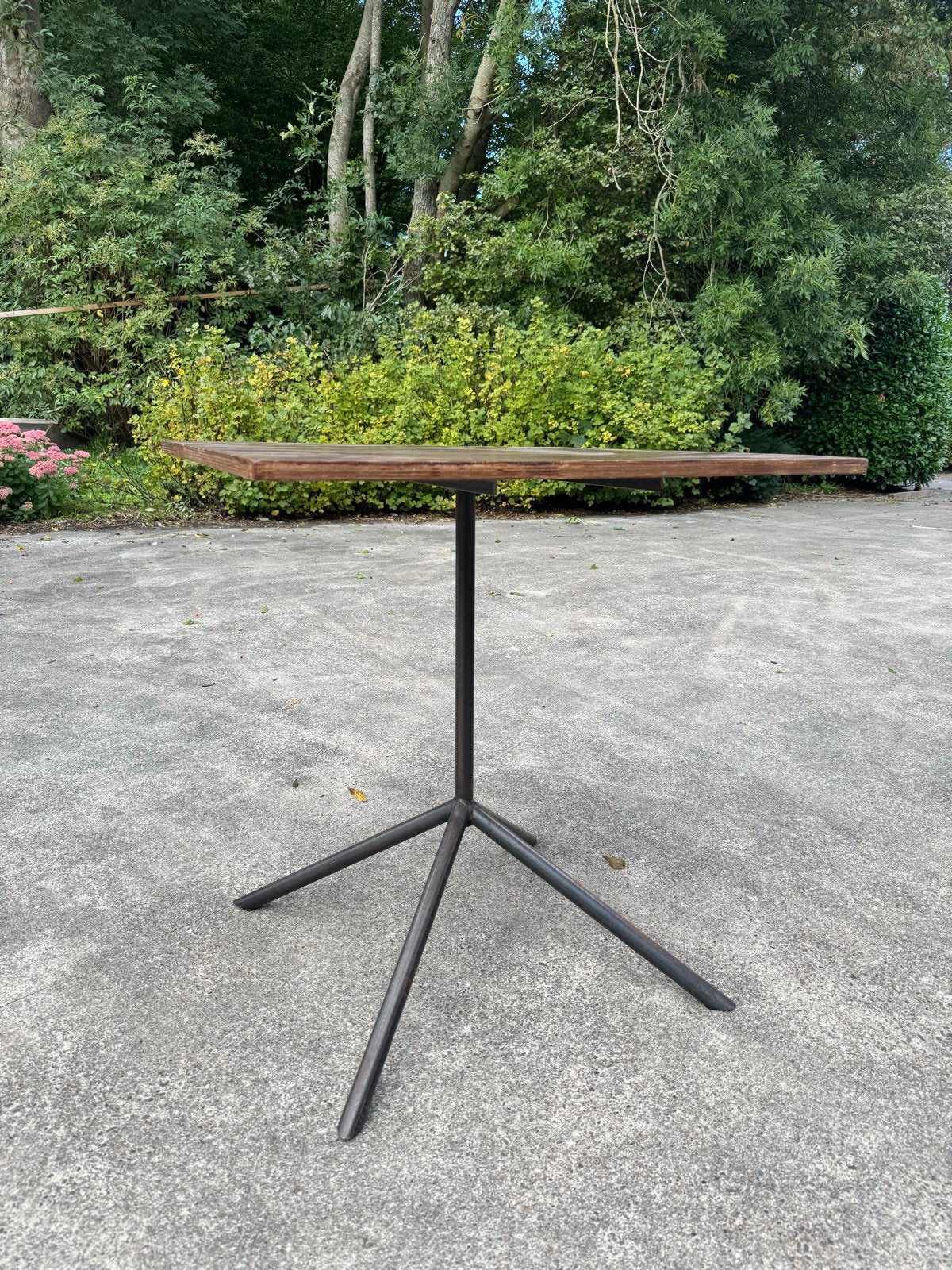 Vintage restaurant tafels - 6 stuks - 30 euro per stuk, Ophalen, Minder dan 50 cm, Gebruikt, Vierkant