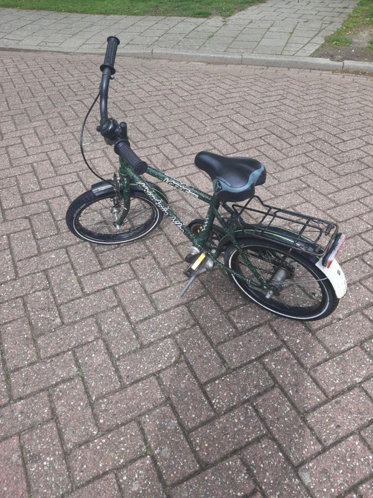 Kinderfiets 16 inch - Groen, Fietsen en Brommers, Fietsen | Kinderfietsjes, Ophalen