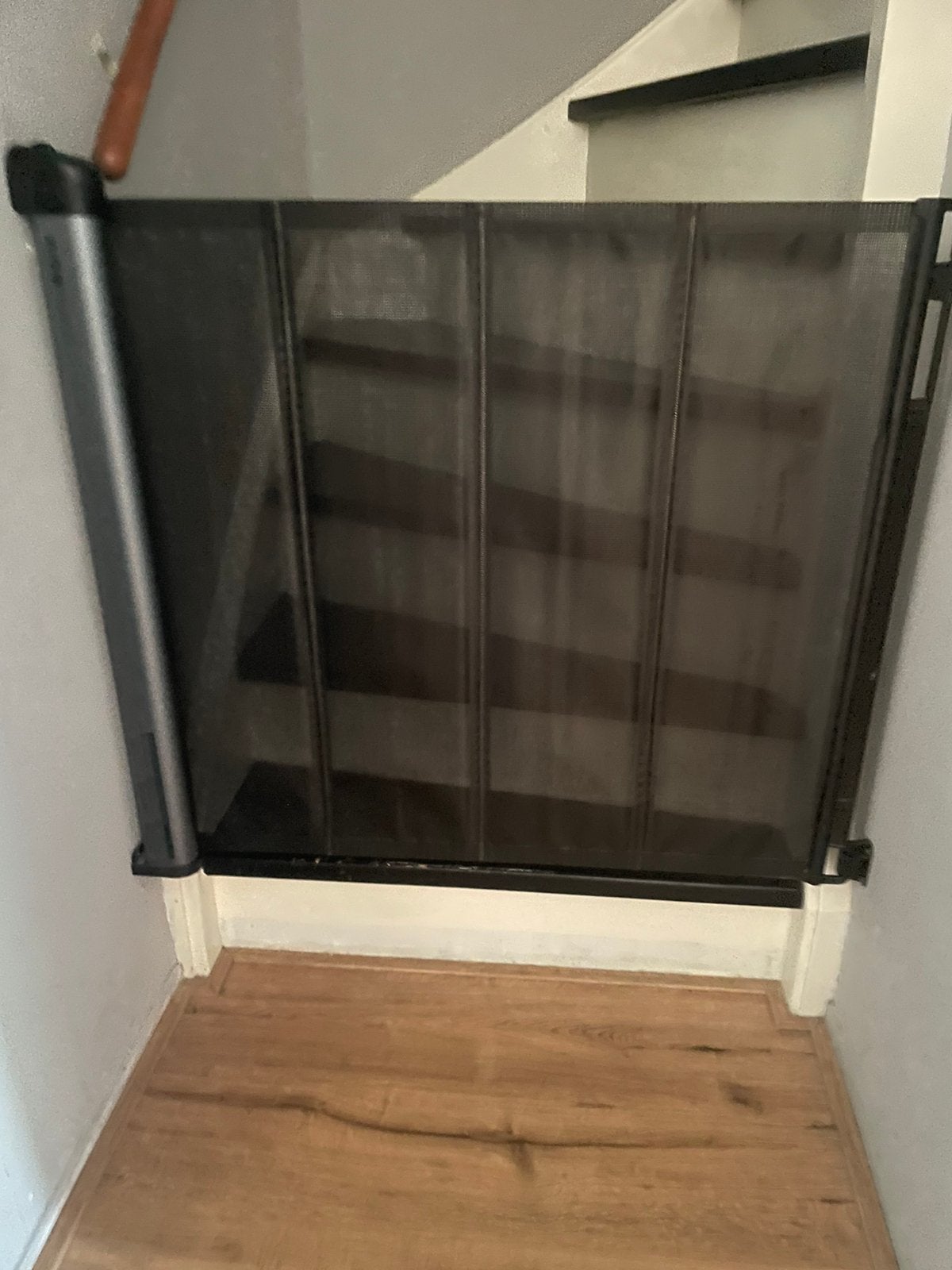 Kidsriver oprolhekje - Veiligheidspoortje, Ophalen, Overige materialen, Zo goed als nieuw, 100 tot 115 cm