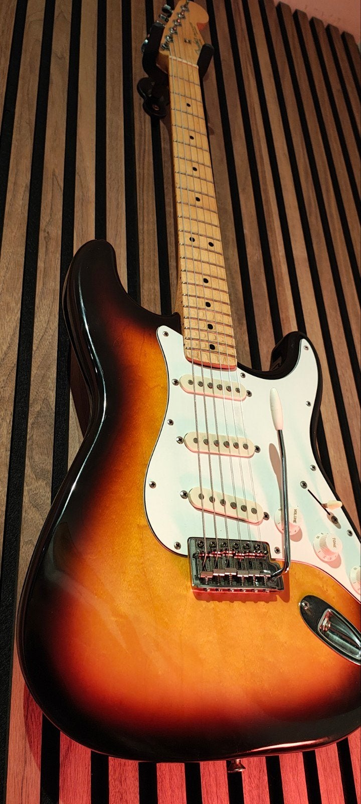 fender stratocaster 1995 mexico, Ophalen of Verzenden, Gebruikt, Solid body, Fender