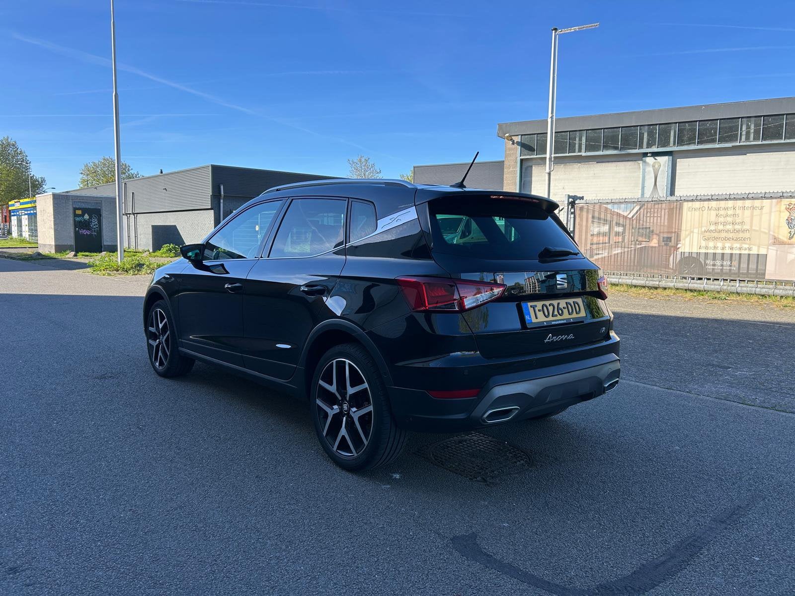 Seat Arona 1.5 TSI EVO FR 150pk Dsg-7 2021 Zwart, Auto's, 1498 cc, 4 cilinders, 1200 kg, 630 kg