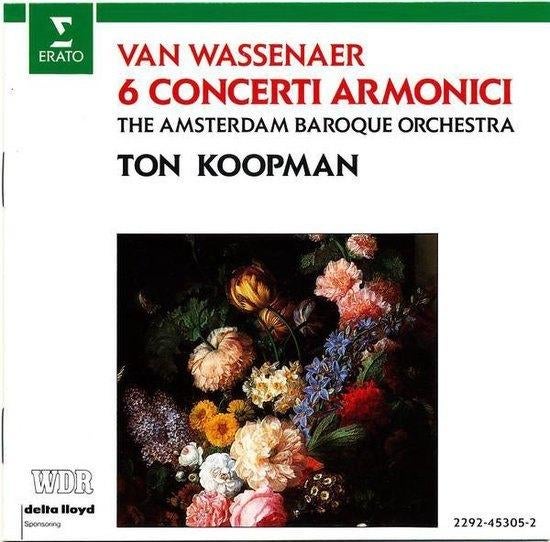 Van Wassenaer - 6 concerti armonici cd Erato Koopman, Ophalen of Verzenden, Barok, Zo goed als nieuw, Overige typen