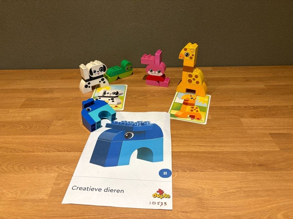 Duplo creatieve dieren, Ophalen, Overige thema's, Compleet, Zo goed als nieuw