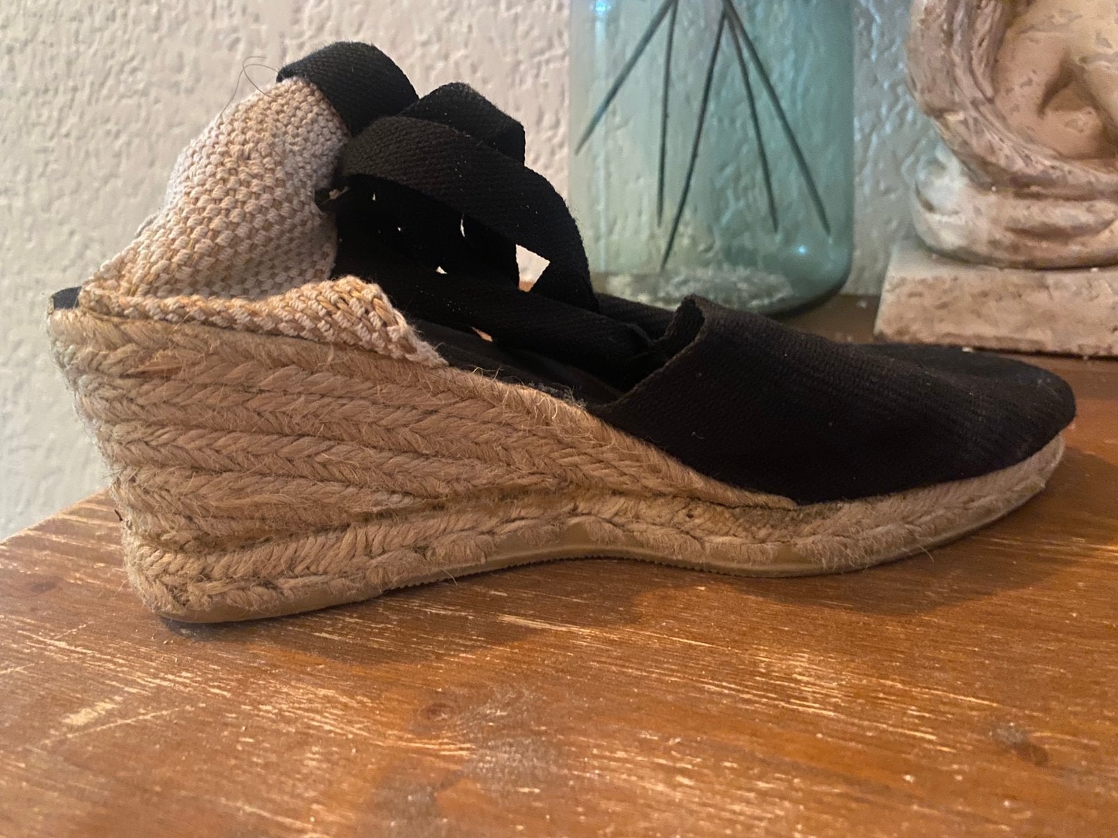 Leuke espadrilles, Verzenden, Zwart, Espadrilles of Moccasins, Gedragen