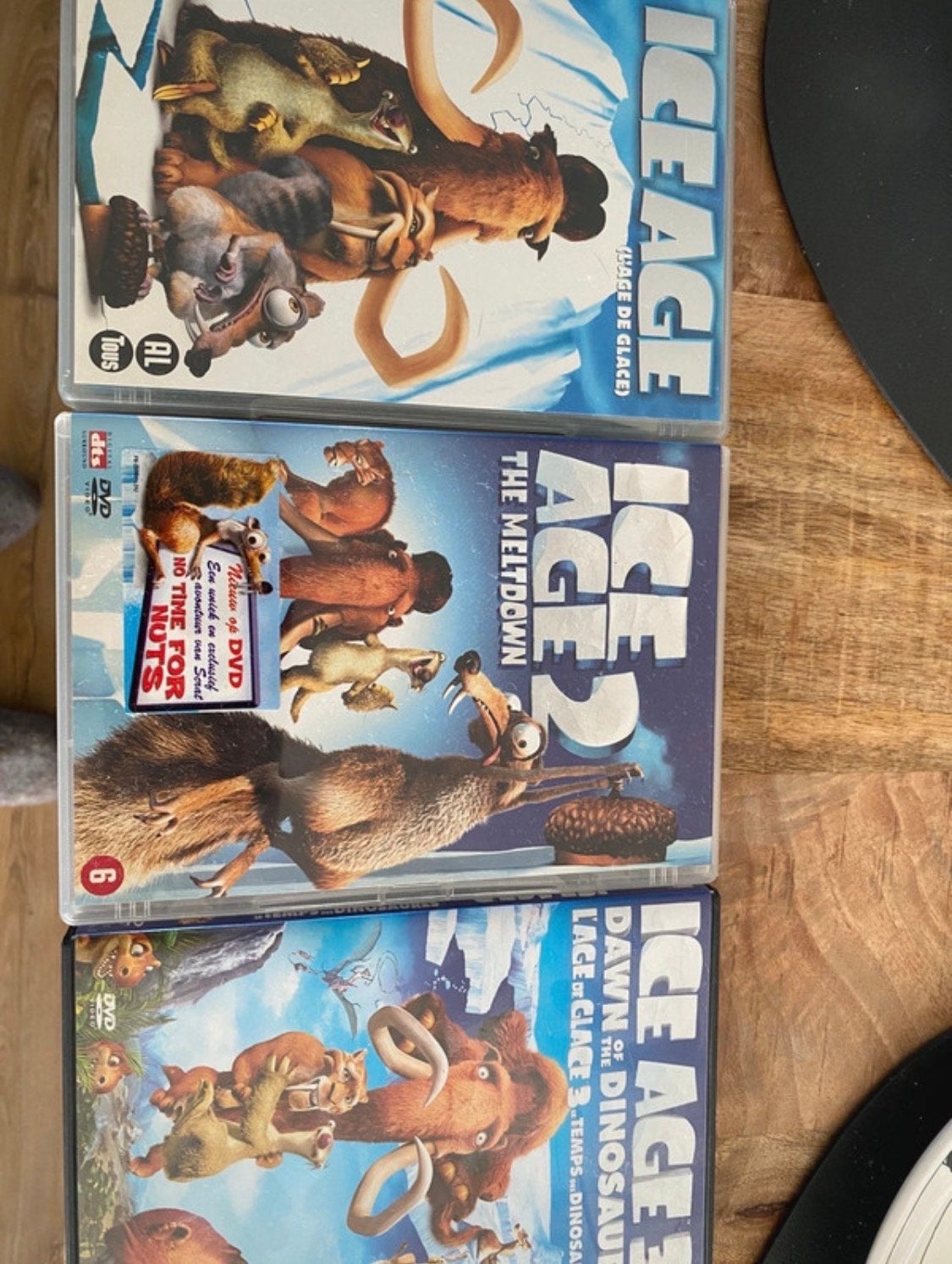 Ice Age 1, 2 & 3 DVD Collectie - Animatiefilms, Gebruikt, Animatie, Verzamelbox, Verzenden