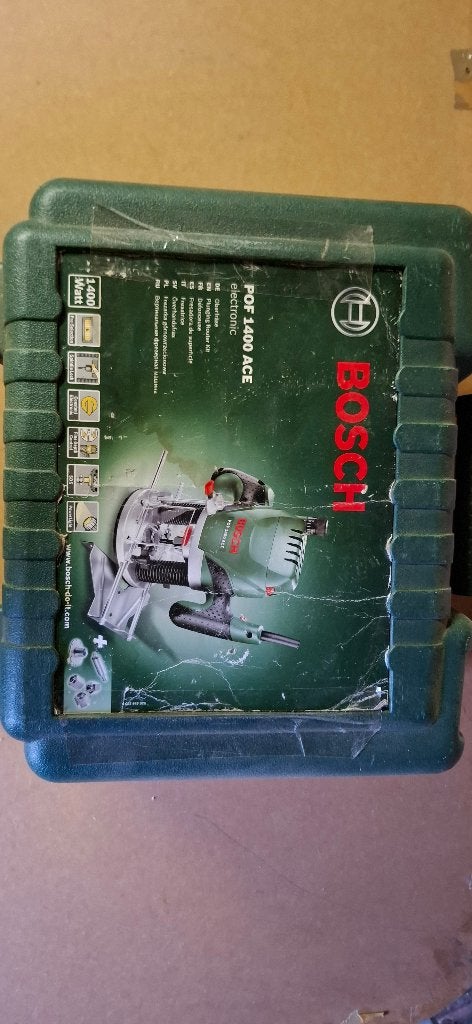 Bosch POF 1400 ACE Bovenfrees - Zo goed als nieuw, Ophalen of Verzenden, Zo goed als nieuw, Overige typen, Bosch