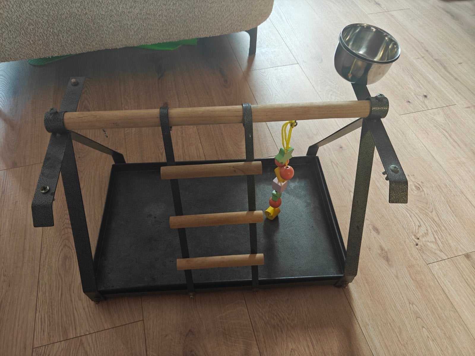 Vogel standaard / tafel standaard voor vogels, Dieren en Toebehoren, Ophalen, Zo goed als nieuw