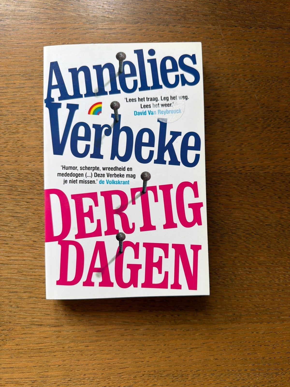 Annelies Verbeke - Dertig dagen, Ophalen of Verzenden, Zo goed als nieuw, Annelies Verbeke