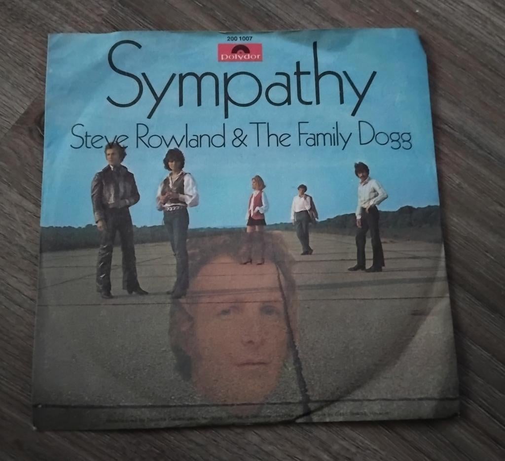 Steve Rowland & The Family Dogg - Sympathy single, Ophalen of Verzenden, Gebruikt, Pop