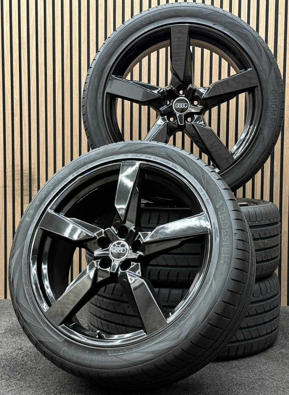 Originele 21 inch Audi Q5 SQ5 5x112 ET34 66.5 265/40/21, Auto-onderdelen, Ophalen, Banden en Velgen, 21 inch, .