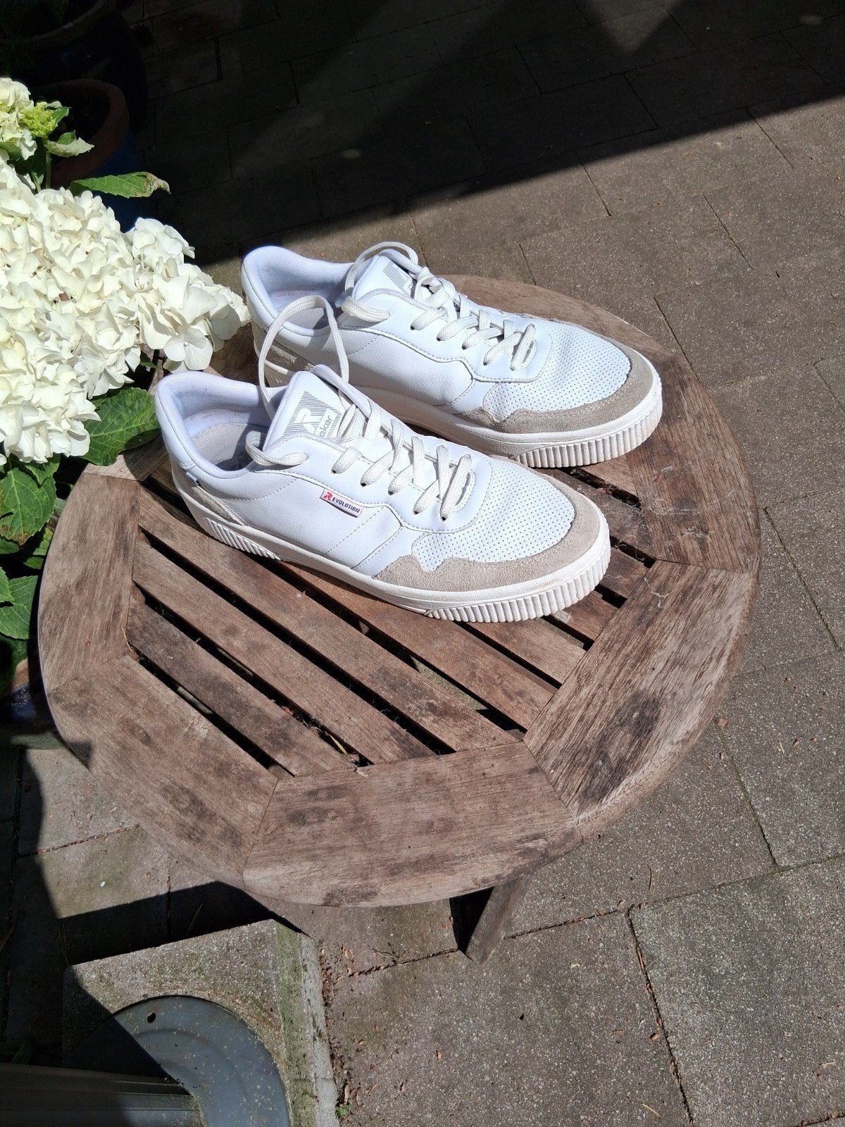 Witte sneakers - Maat 42, Wit, Ophalen of Verzenden, Rieker, Sneakers of Gympen