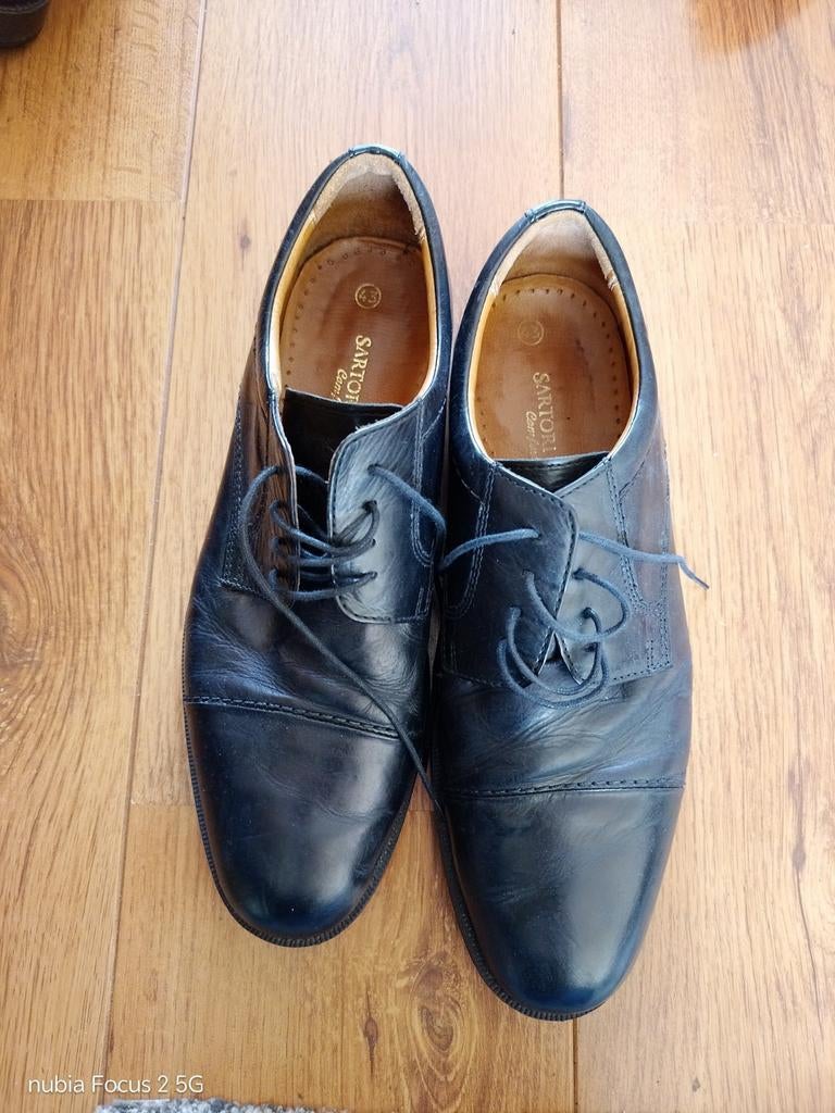 Sartori 1930 Comfort Nette Schoenen - Maat 43, Zwart, Gedragen, Veterschoenen, Ophalen of Verzenden