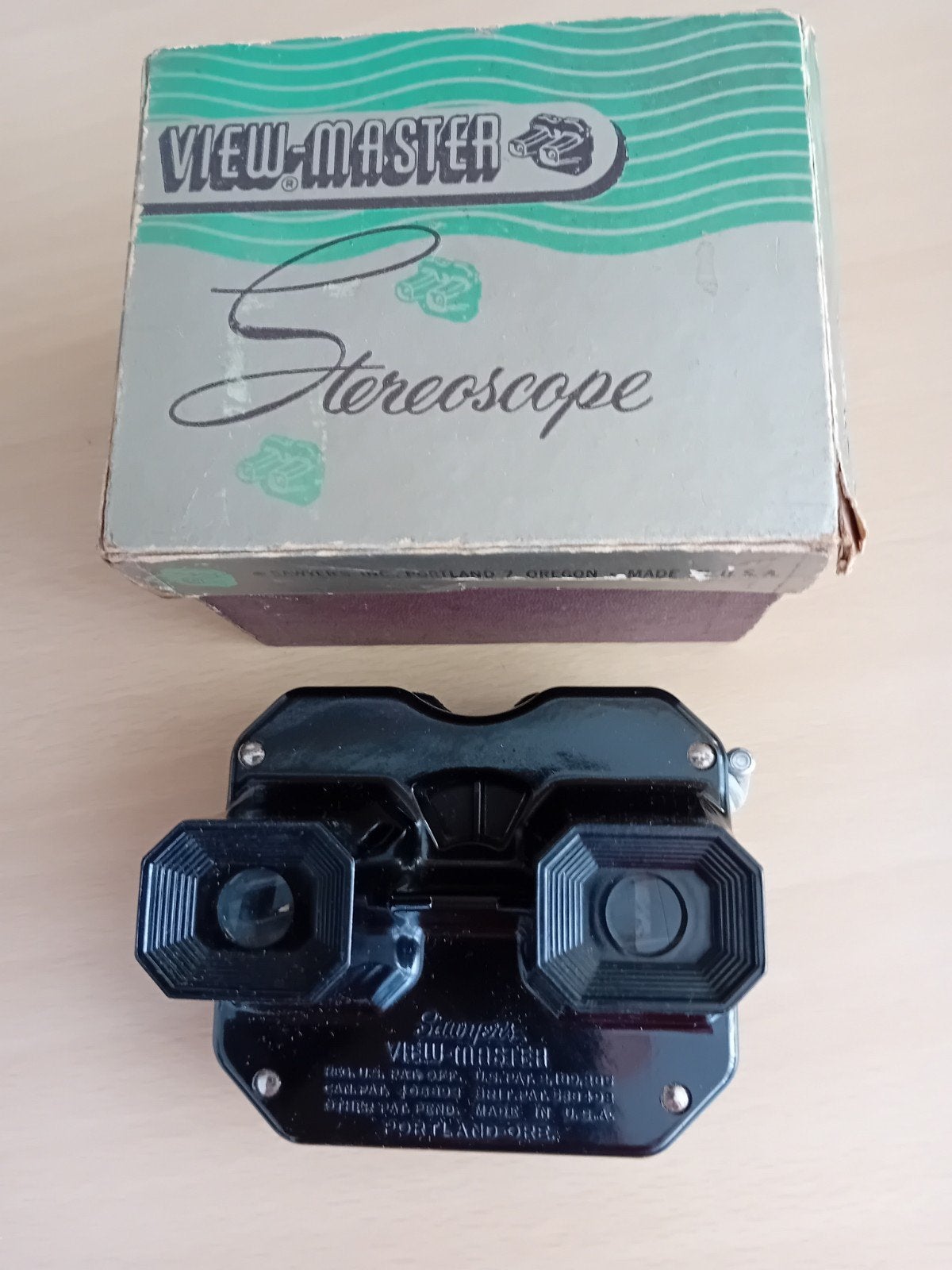 Vintage View-Master Stereoscoop met 24 reels, Ophalen of Verzenden, Zo goed als nieuw
