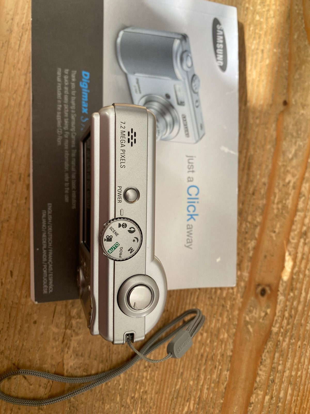Samsung Digimax S700 Compactcamera - 7.2 Megapixels, Audio, Tv en Foto, Ingebouwde flitser, Handleiding, Ophalen of Verzenden