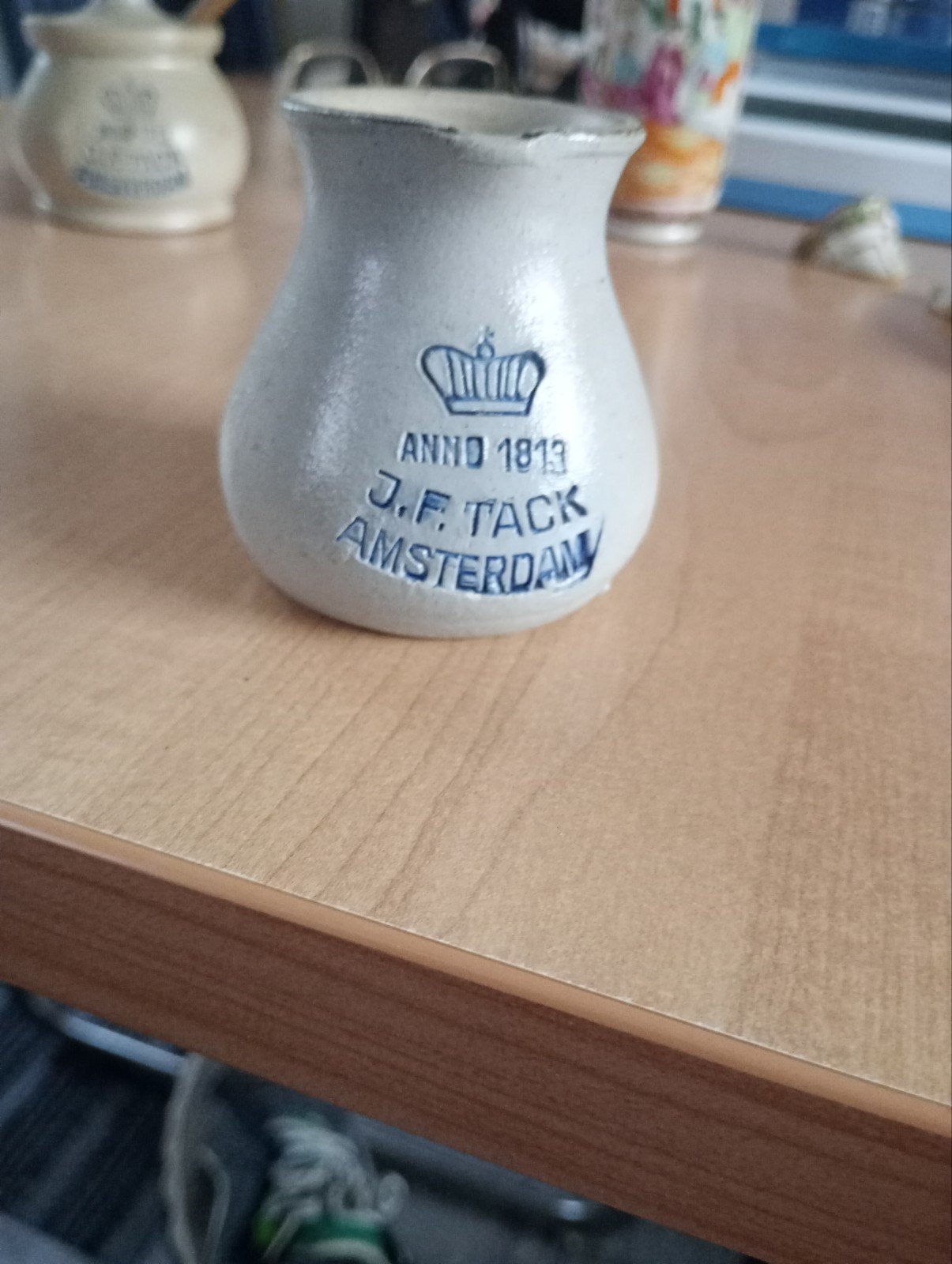 Keuls aardewerk Tack mosterdkan, Antiek en Kunst, Ophalen