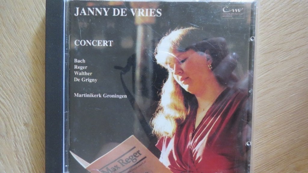 Cd orgel: Janny de Vries, concert Martinikerk Groningen, Ophalen of Verzenden, Classicisme, Zo goed als nieuw, Kamermuziek