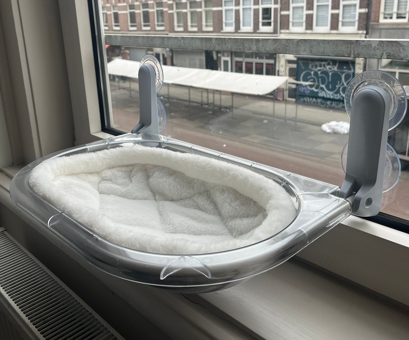 Kat raam mandje, Ophalen, Zo goed als nieuw