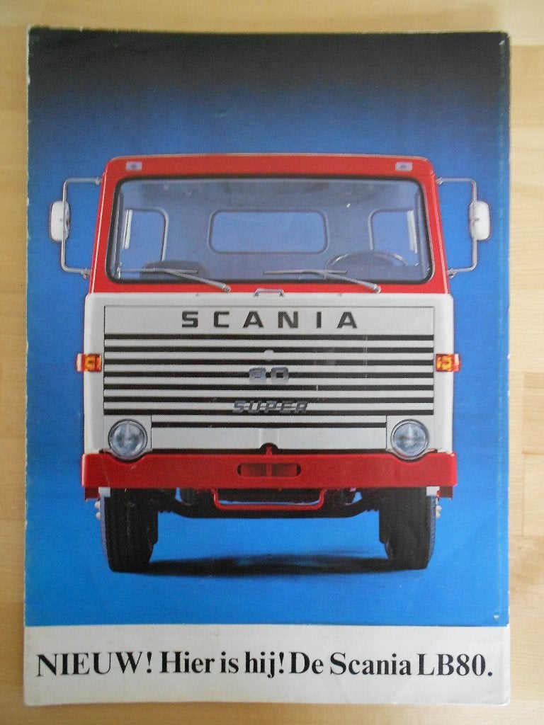 Scania LB 80 Brochure 1969 – LB80, Gelezen, Ophalen of Verzenden, Overige merken, Scania