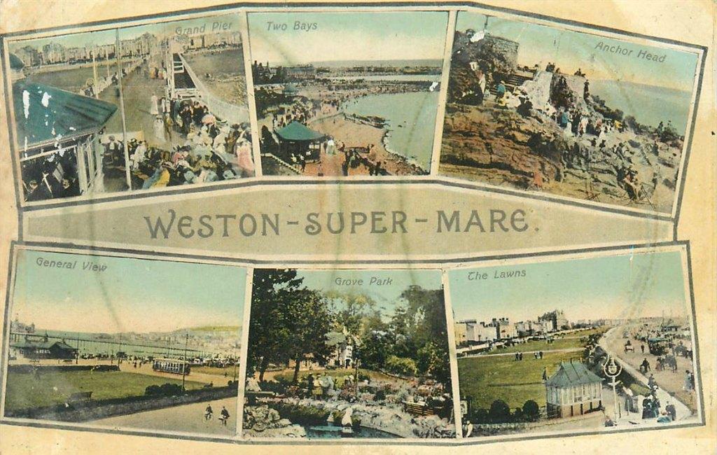 701-484-019 Weston Super Mare, Verzenden, Voor 1920, Engeland