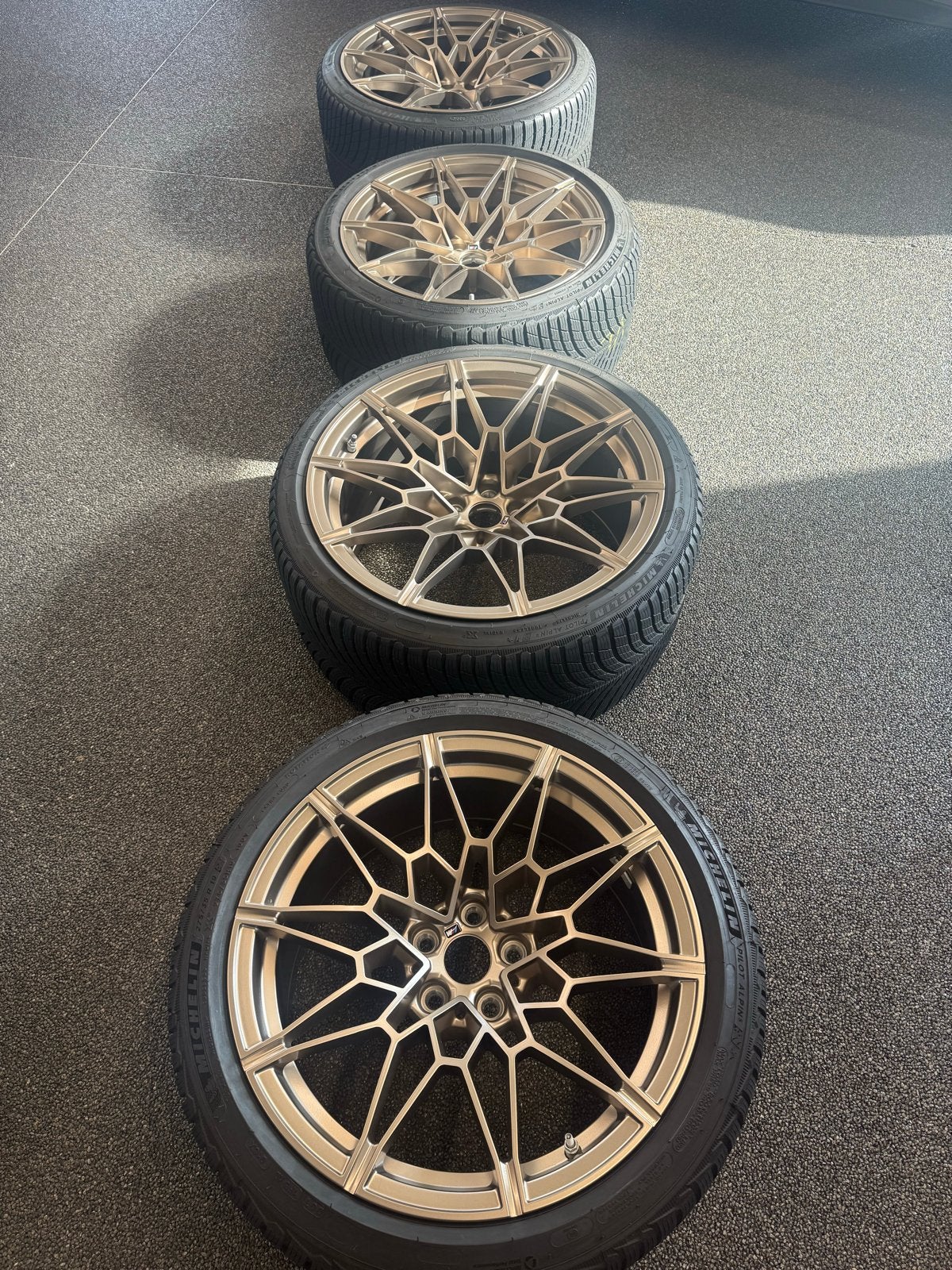 BMW M3 CS Velgen - Zo goed als nieuw en onbeschadigd, Auto-onderdelen, Banden en Velgen, 19 inch, Gebruikt, Velg(en), 275 mm