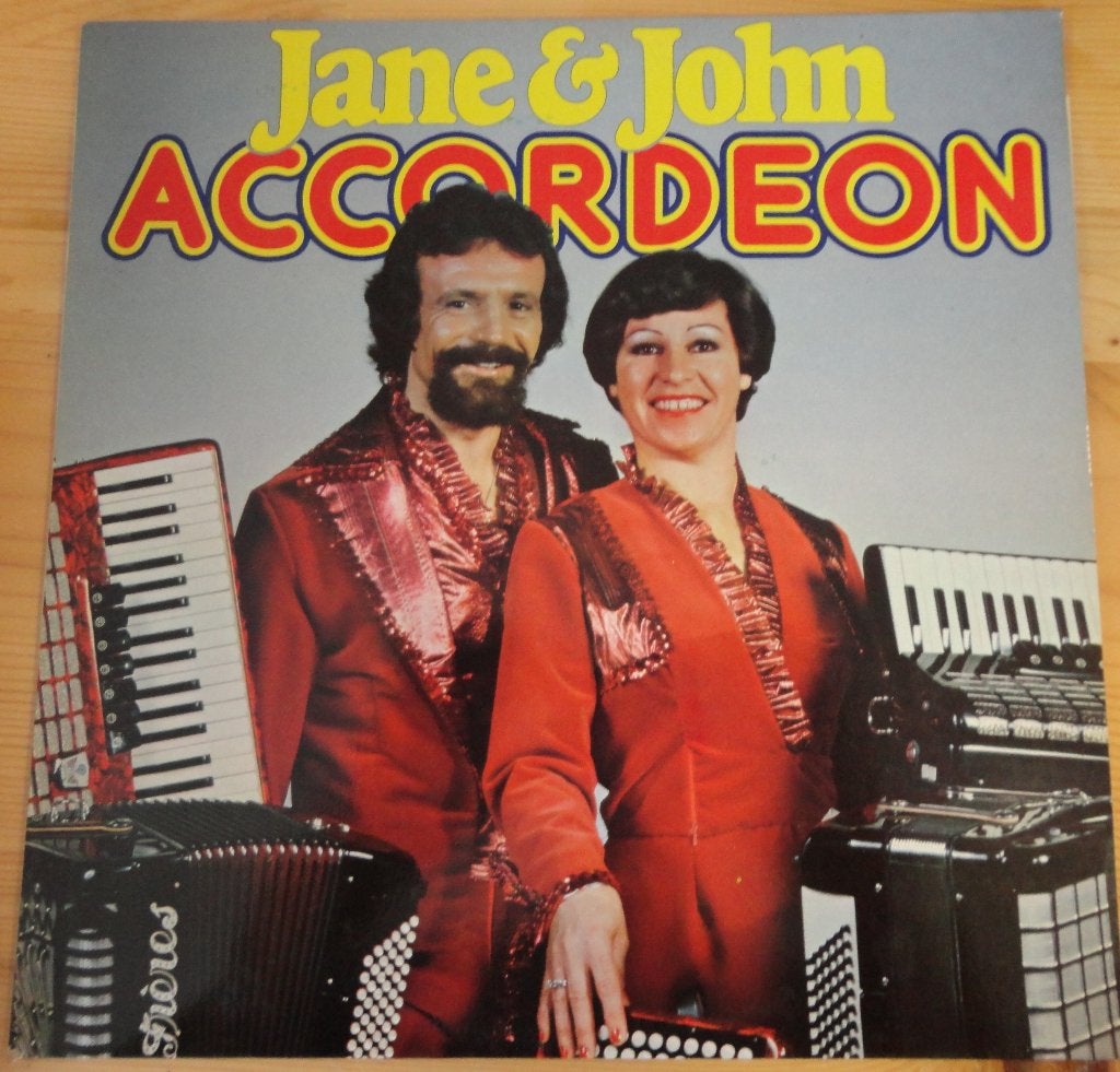 Jane & John -Accordeon -(LP), LP, Gebruikt, Ophalen of Verzenden, Levenslied of Smartlap