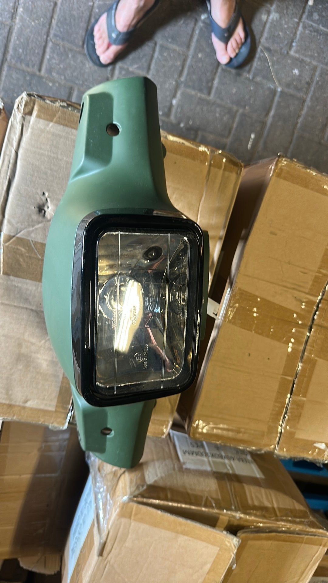 Koplamp met kap agm vx s, Ophalen of Verzenden, Zo goed als nieuw, Koplamp