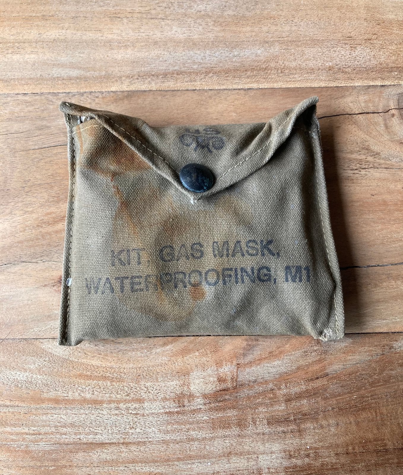 US WWII Kit gasmask waterproofing, Verzamelen, Militaria | Tweede Wereldoorlog, Ophalen of Verzenden, Landmacht, Amerika, Overige typen
