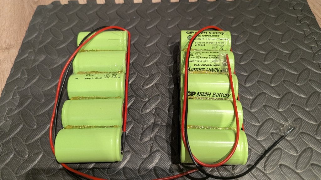 2x 6V 7000mAh NIMH batterijpakket GP, Ophalen of Verzenden, Zo goed als nieuw