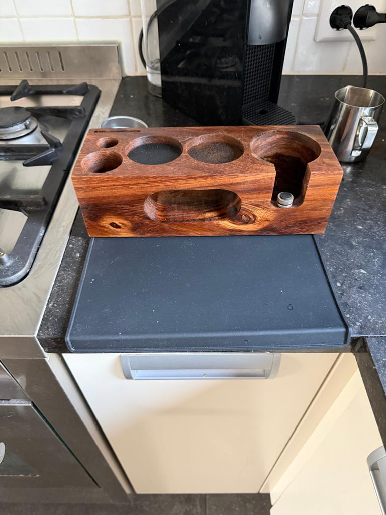 Barista Starterset: Portafilter, Tamper, Weegschaal &  Meer, Ophalen, Hout, Overige typen, Gebruikt