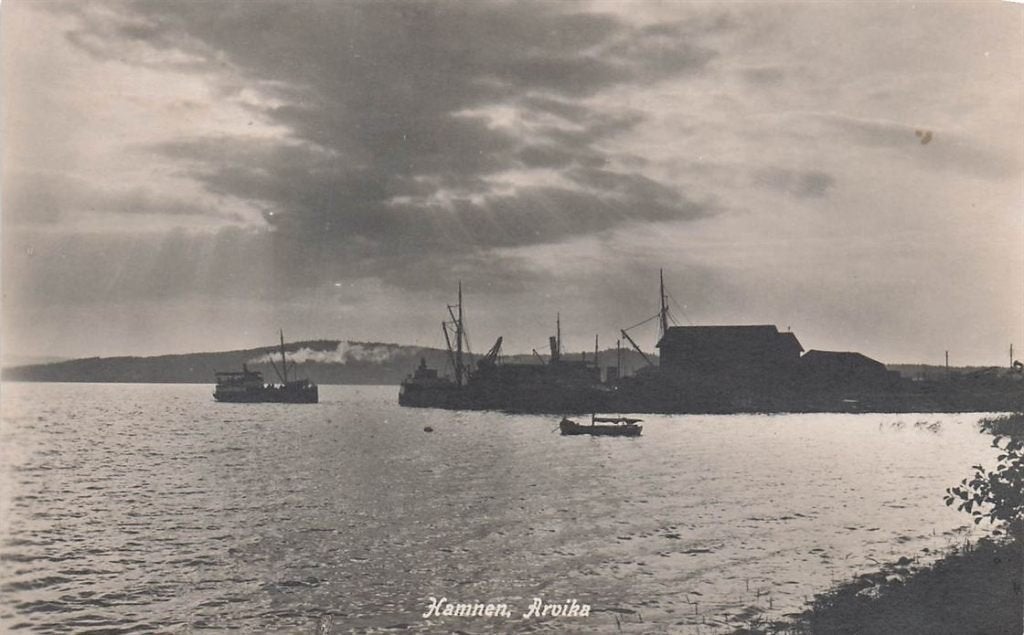 702-459-045 Hamnen Arvika, Verzenden, Voor 1920, Overig Europa