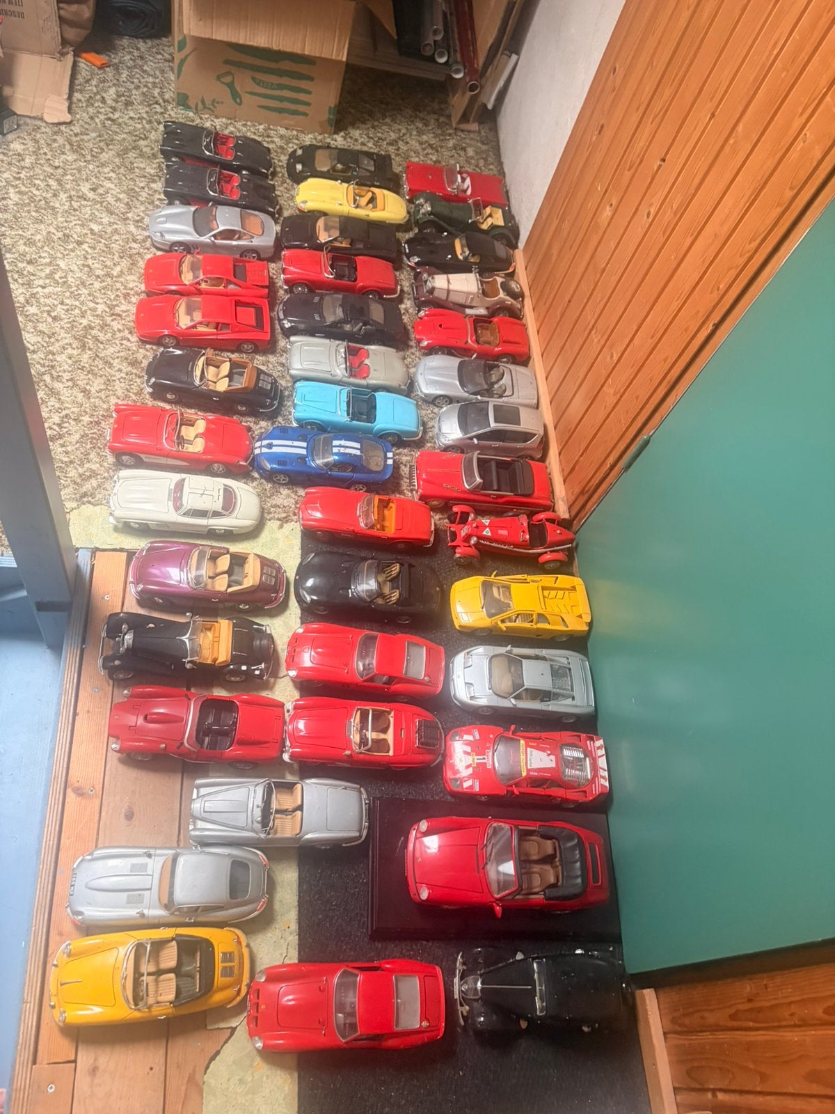 Grote partij modelauto’s Vintage Bburago Made in m Italy, Ophalen, Zo goed als nieuw, Overige merken