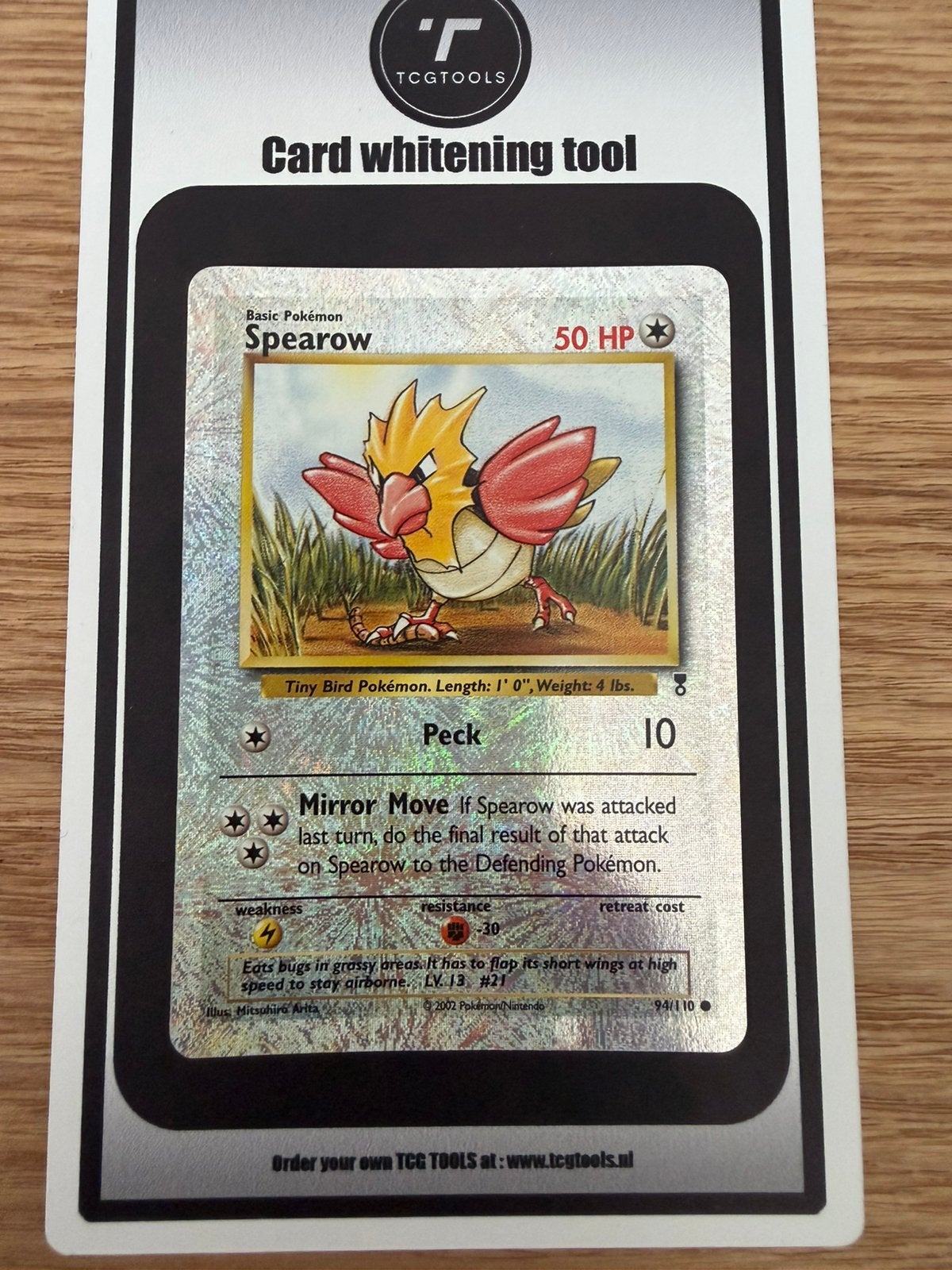 Spearow 94/110 Reverse Legendary Collection, Hobby en Vrije tijd, Verzamelkaartspellen | Pokémon, Ophalen of Verzenden, Zo goed als nieuw