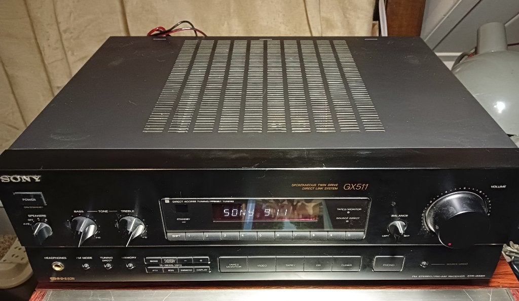 Sony STR GX-511 receiver, Audio, Tv en Foto, Versterkers en Receivers, Gebruikt, Ophalen of Verzenden, Sony, 120 watt of meer