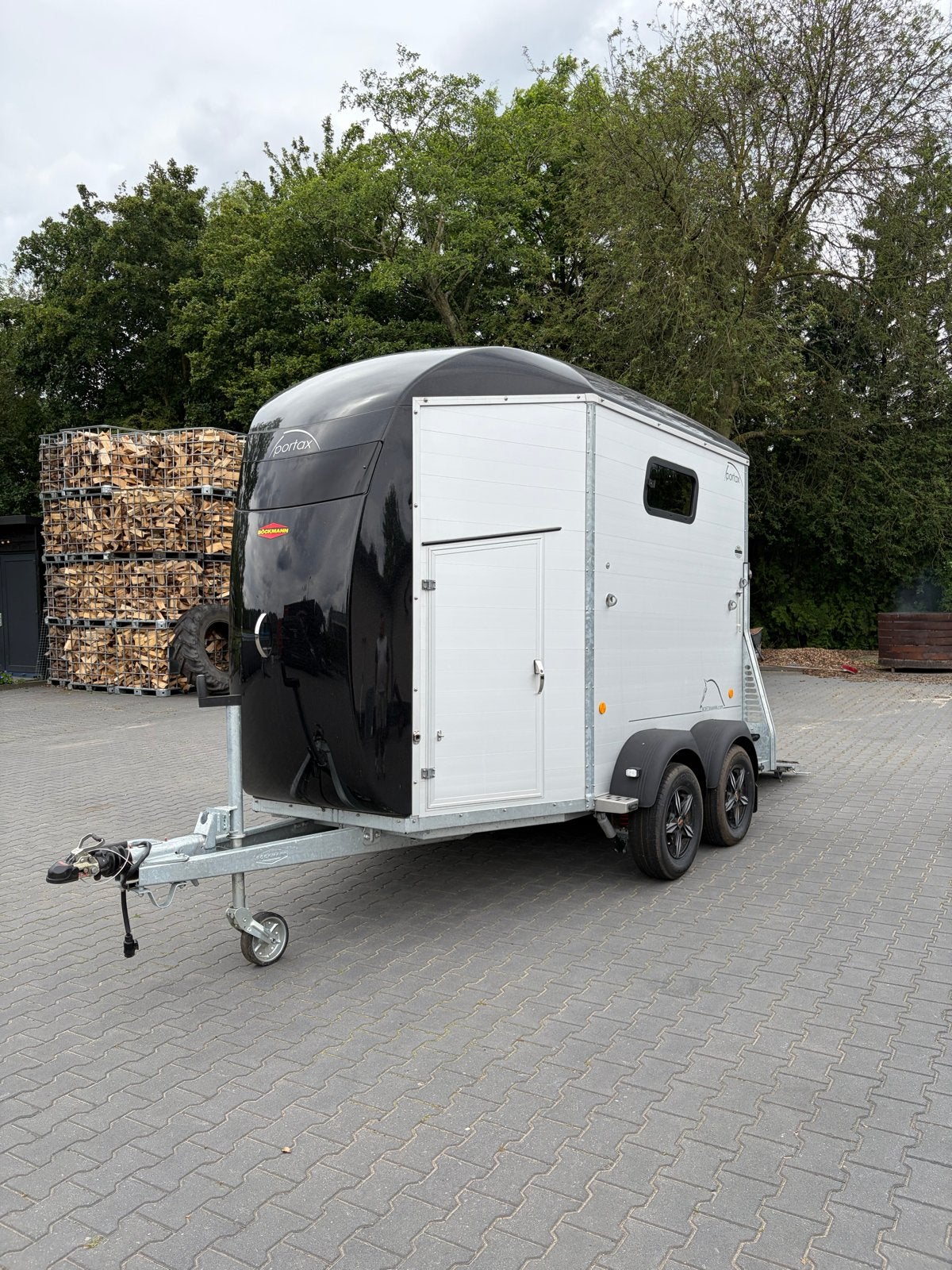 Bockmann trailer voor 2 paarden, Dieren en Toebehoren, Ophalen, Zo goed als nieuw, 2-paards trailer
