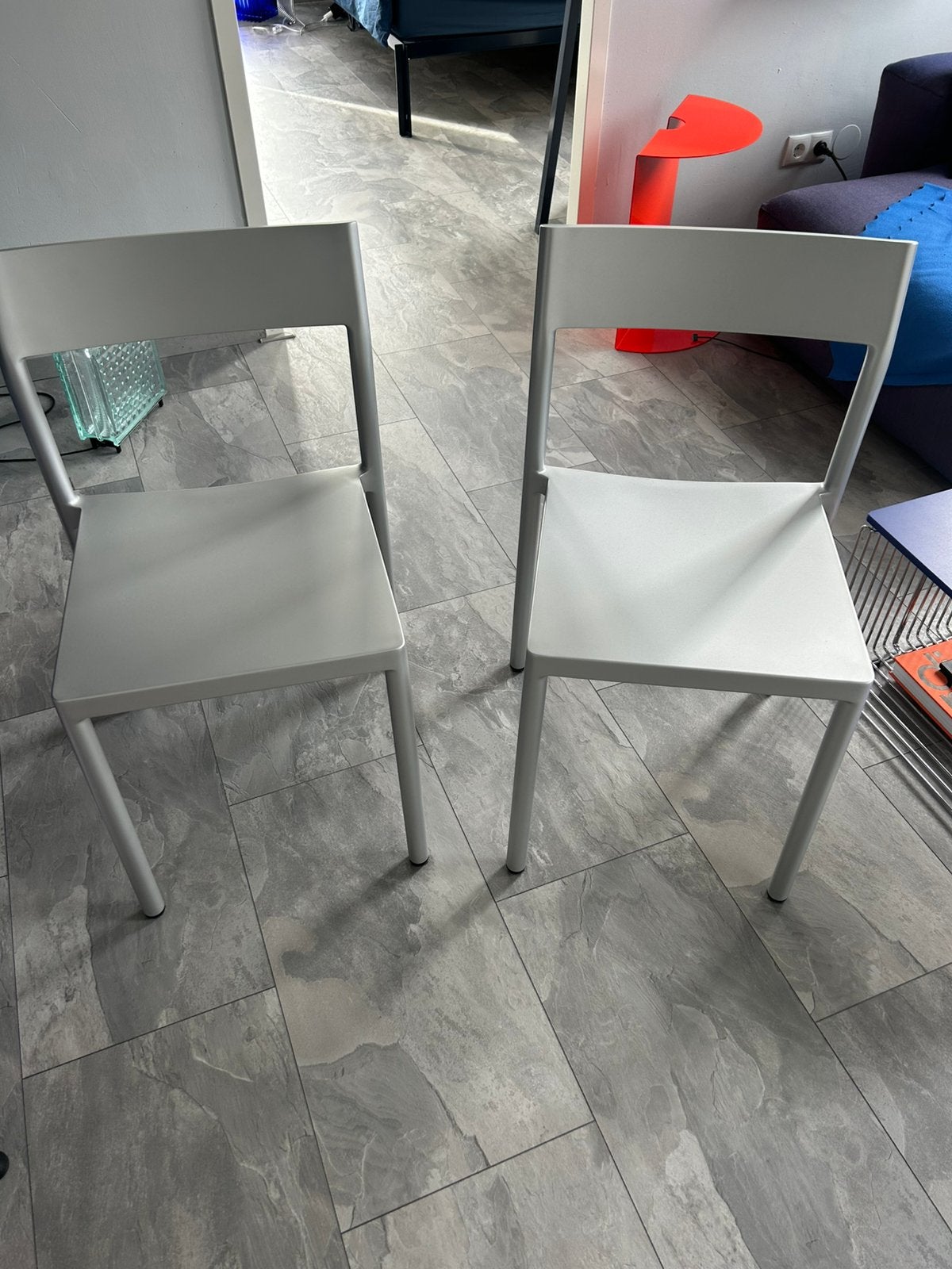 Hay Type Chair x2, Huis en Inrichting, Ophalen, Zo goed als nieuw, Metaal, Eén