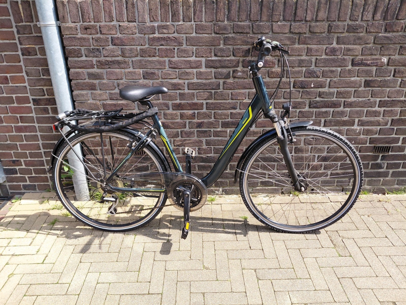 Giant damesfiets - Comfortabel en betrouwbaar, Ophalen, Velgrem, Versnellingen, Giant