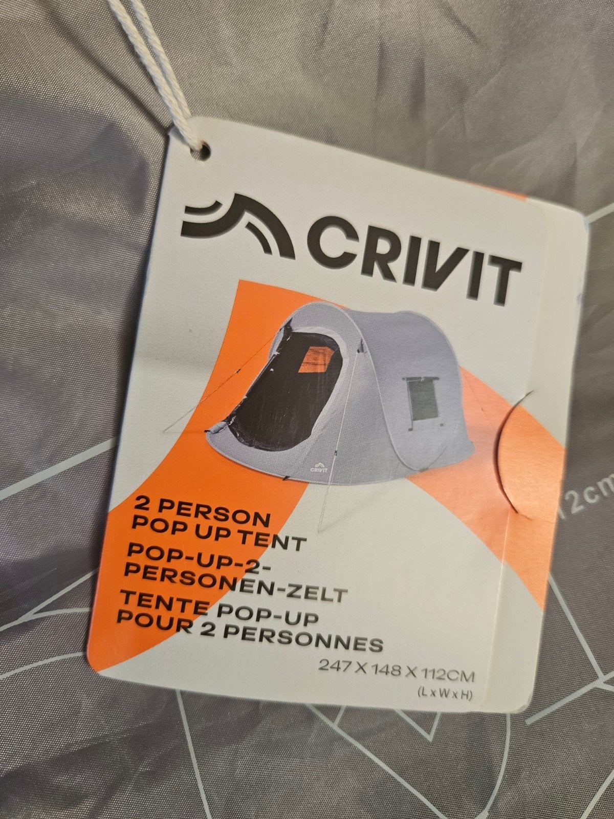 Crivit 2-persoons pop-up tent - Nieuw, Ophalen of Verzenden, Nieuw